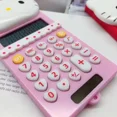 thumbnail image 5 of Hello Kitty-calculadora electrónica de escritorio para el hogar, oficina, escuela, herramienta de contabilidad financiera, cálculo de función de ciencia deslizante, lindo, 5 of 5