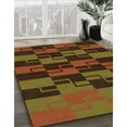 thumbnail image 2 of Ahgly Company Indoor Square Patterned Dark Bisque Brown Area Rugs, 8' Square, 2 of 6
