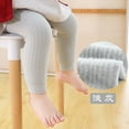 thumbnail image 6 of WOLLED Girls Thickened Pantyhose Baby Toddler Winter Warm Leggings Pants 0-8Y Newborn Solid Color Bottoms Kids Tights Capris, 6 of 9
