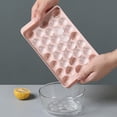 thumbnail image 2 of Round Bandeja para cubitos de hielo, resistente al desgaste, apto para lavavajillas, cubitos de bolas de hielo grandes de Pp, molde más lento para derretir para el hogar, 2 of 3