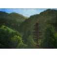 thumbnail image 2 of Bierstadt, Albert 24x18 Black Ornate Wood Framed with Double Matting Museum Art Print Titled - Wooded Landscape, 2 of 4