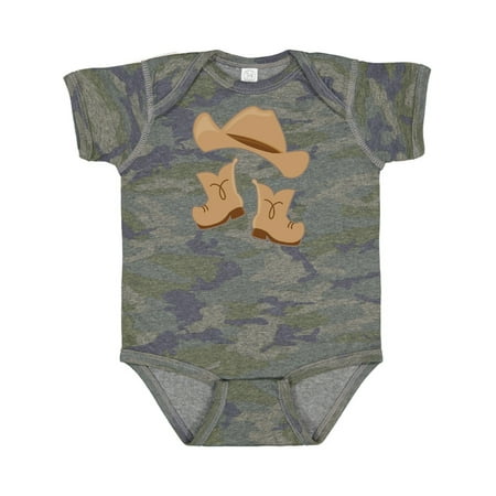 

Inktastic Western Style Boy Boots Gift Baby Boy or Baby Girl Bodysuit