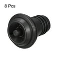 thumbnail image 3 of Vino Tapón, 19 mm Dia Caucho Reutilizable Vacío Botella Tapones Sellado Tapones para Vino Cerveza Bebida Vidrio Botellas, Negro 8 Uds, 3 of 6