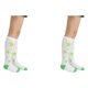 thumbnail image 1 of Qarigey 1 par de calcetines a rayas hasta la rodilla con arcoíris, medias elásticas, estrella de cinco puntas estrella de cinco puntas 2piezas Qarigey CBP288686, 1 of 6