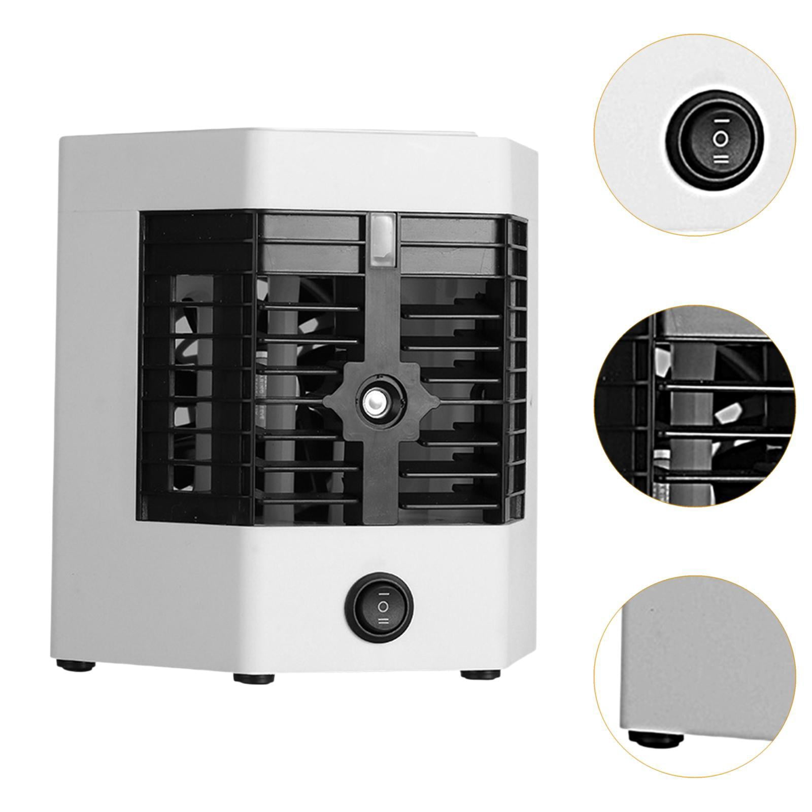 kowaku Portable Air Conditioner Evaporative Air Cooler Humidifier Small Air Cooling Fan Air Conditioning Fan for Bedroom Home Office 2 water container