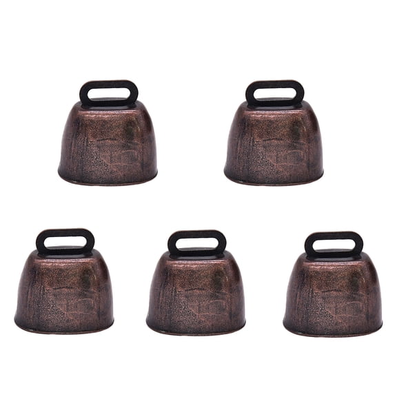Farmhouse Wreath Grazing Copper Bells Copper Loud Bell Small Metal Cow Bells Decpr For Animals,Red Household Pendant