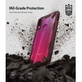 thumbnail image 4 of Ringke Fusion-X Case Compatible with Xiaomi Redmi Note 7, Transparent Hard Back Shockproof Advanced Bumper Cover - Ruby Red, 4 of 8