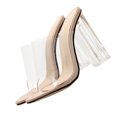 thumbnail image 4 of 1 par de tacones altos transparentes de moda para mujer, sandalias de verano, 4 of 7