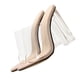 thumbnail image 4 of 1 par de tacones altos transparentes de moda para mujer, sandalias de verano, 4 of 7