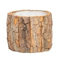 thumbnail image 1 of Creative Bark Flower Bucket Flower Pot Pastoral Succulent Flower Pot Flower Arrangement Basket, 1 of 16