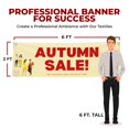 thumbnail image 2 of Autumn Sele Large Banners and Signs for Outdoor by DreamController|Polyester Banner with 4 Holes for Easy Hang Indoor & Outdoor|6x2 Feet Banner to Promote Business Seles|HD Banner Made in USA, 2 of 6