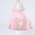 thumbnail image 3 of yuksok Ballet Dance Bag for Kids for Birthday Gift Latin Dance Children'S Day Gift Pink, 3 of 9