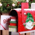 thumbnail image 3 of Toptime Christmas Reflective Car Magnets, 20PCS Christmas Magnet Stickers Set with 2 Gnomes 12 Colorful Bulb Lights 6 Wires, Refrigerator Magnets Decals for Mailbox Metal Garage Door Decoration, 3 of 7