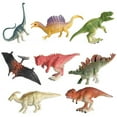 thumbnail image 2 of LSLJS 8 Ensembles de Simulation Colorée Dinosaur Costume Modèle Ornements, 2 of 5