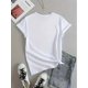 thumbnail image 2 of Una elegante camiseta informal de manga corta para mujer con estampado de corazón y rosa de San Valentín. Para adultos, hombres, mujeres, adolescentes, jóvenes., 2 of 4