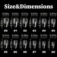thumbnail image 4 of 504pcs Extra Short Almond Nail Tips Clear Full Cover Acrylic Gel x Nail Tips Pre-shape Almond False Nails for Women Girls Manicure, 4 of 4