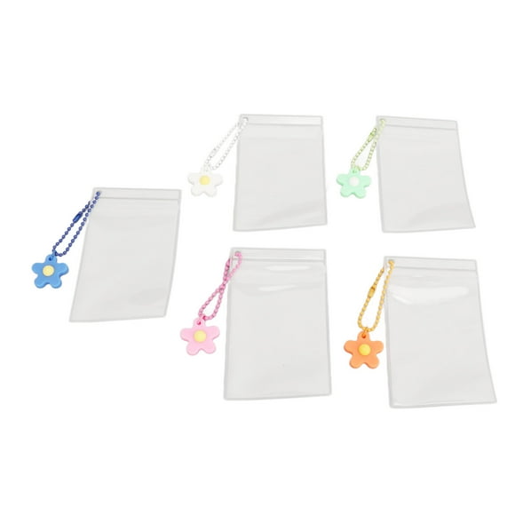 Soporte Fotográfico de Pvc Transparente de 3 Pulgadas, Manga Pequeña de la Estrella Impermeable de la Estrella Portátil Almacena Múltiples Elementos A PRUEBA DE POLVO PARA