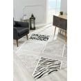 thumbnail image 3 of eRug Outlet Montage Collection Modern Abstract Area Rug Large (8x11 feet) - 7'9" x 10'9", Grey, 3 of 6