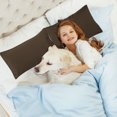 thumbnail image 2 of Unique Bargains Soft 1800 Microfiber Pillowcases No Zipper 2pcs, 2 of 9