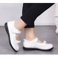thumbnail image 2 of Girl's Mary Jane School Uniform Shoes Strap Dress Uniform Flats Black (Toddler/Little Girl), 2 of 6