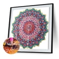 thumbnail image 1 of Cuadros Decorativos Pintura de diamante 5D para decoración del hogar pintura de diamante Wdftyju con forma parcial especial flor de Datura mosaico de diamantes de imitación de resina Kit de imagen, 1 of 8