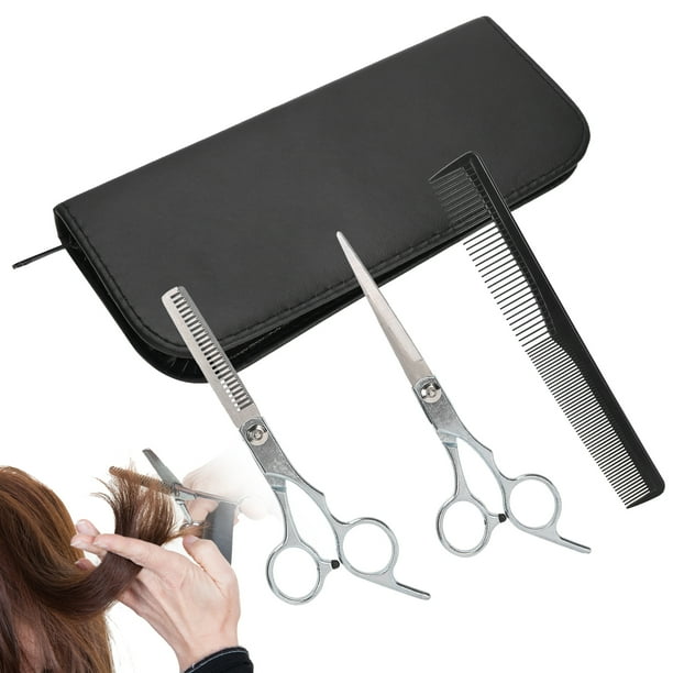 TIJERAS ESTABLECIDAS PARA CORTAR EL CABELLO PARE EL DESGASTE Resistente Al Cabello Corte de Cabello Kit Salón de Barbero para Salón