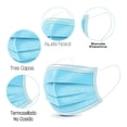thumbnail image 4 of Cubrebocas Tricapa Onmedics Termosellado Plisado Mascarilla Color Azul Paquete de 150, 4 of 4