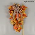 thumbnail image 4 of Clearance!Artificial Fall Wreath,Autumn Wildflowers Wreath for Front Door Wall Window Decor and Thanksgiving Harvest Festival Celebration, 4 of 6