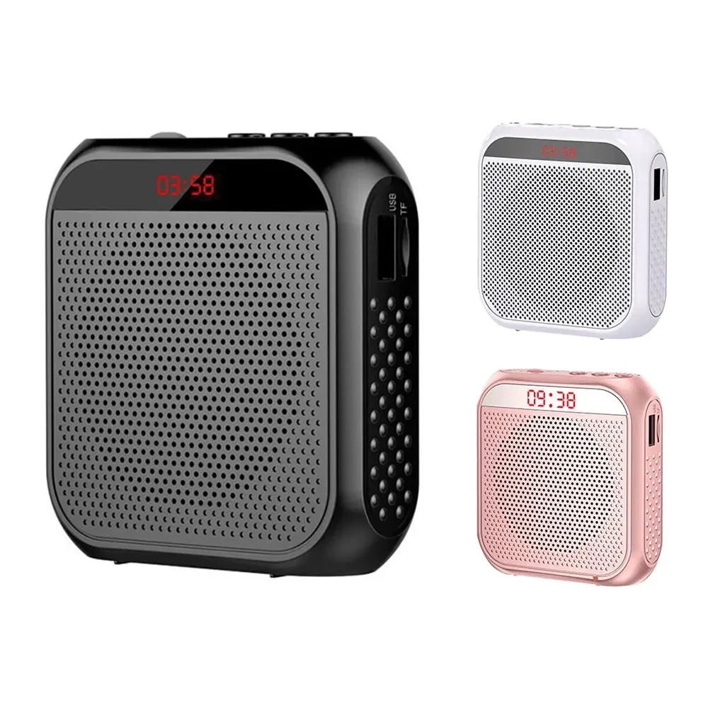 Headworn Microphone Loudspeaker Voice Amplifier Recorder Mic Speaker Mini Wired Black ,True Acoustic Power Amplifier