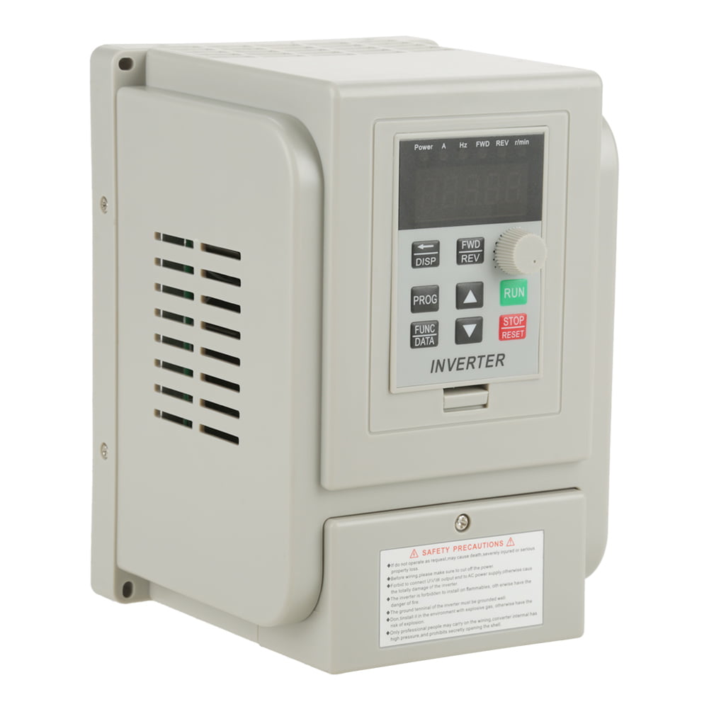 Single/3-Phase Variable Frequency Drive VFD Speed Controller 1.5kW AC Motor 220V 