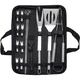 thumbnail image 1 of Hot Sale!Stainless Steel Barbecue Set Oxford Bag Barbecue Utensils Outdoor Household BBQ Combination Barbecue Tools, 1 of 9