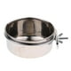 thumbnail image 2 of 2xAves Ardillas Jaulas para Loros Comedero para Mascotas Tazón de Agua de material acero Inoxidable para Alimentos S Yuyangstore Cuenco para pájaros de acero inoxidable, 2 of 8