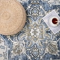 thumbnail image 5 of LOKHOM 8'x10' Bohemian Area Rug for Living Room, Non Slip Machine Washable Rugs Vintage Floor Carpet for Bedroom Dinning Room Kitchen, Blue, 5 of 14