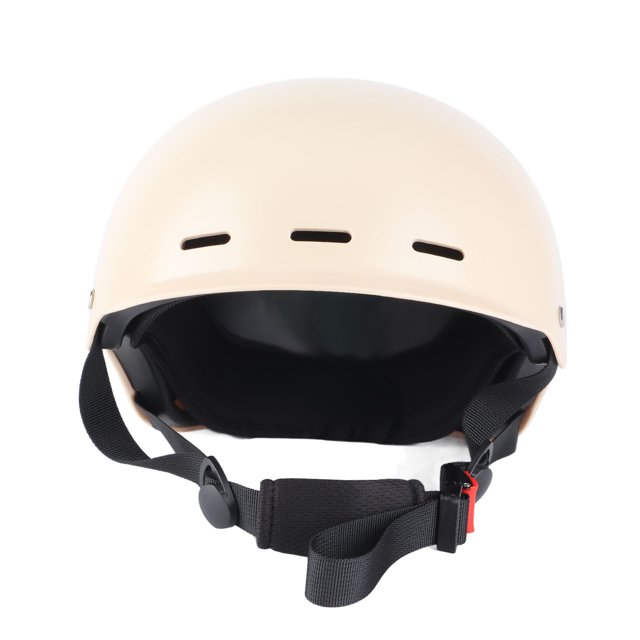 Casco de bicicleta eléctrica 4 estaciones universal transpirable ergonómico verano casco de seguridad en ciclismo para hombres mujeres albaricoque