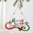 thumbnail image 2 of Fwttom Merry Christmas Signs, Colorful Doorplates Merry Christmas Wooden Letter Hangings, Hangings Christmas Ornaments for Christmas Tree Decorations & Window Decor, 2 of 7