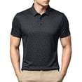 thumbnail image 2 of JOANKDMI Patterned Shirts for Men Short Sleeve Casual Golf Tops Lightweight Breathable Classic Fit Button Down Tennis Shirts Everyday Workwear, M-4XL, 2 of 8