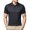 Black, variant on Print Polo Shirts for Men Short Sleeve Casual Tops Summer Slim Solid Tees Breathable Thin Blouses Comfortable Daily Polos Golf Shopping Weekend Errands