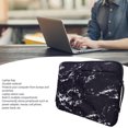 thumbnail image 3 of 15 Inch Laptop Sleeve Laptop Sleeve Bag Laptop Carrying Case 15 Inch Laptop Sleeve Multiple Compartments Waterproof Shock Resistance Portable Laptop Carrying Case Black, 3 of 8