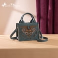 thumbnail image 7 of Montana West Mini Tote Bag for Women Western Handbag Embroidered Crossbody Bag Fashion Stylish Western Purses, Turquoise, 7 of 7