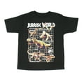 thumbnail image 1 of Jurassic World Boy's Multi-Dino Grid Kids T-Shirt, Small 6/7, 1 of 2