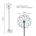 thumbnail image 3 of JAXPETY 79" Multi-color Coated Steel Wind Spinner, 3 of 11