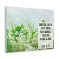 thumbnail image 2 of Scripture Walls So Faith Jas. 2:17 Bible Verse Canvas Christian Wall Art Ready to Hang Unframed, 2 of 18
