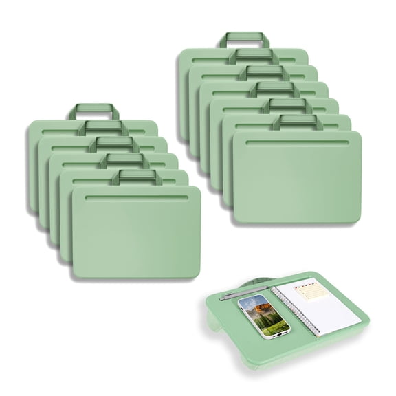LapGear Compact Lap Desk, 12-Pack, Sage Green