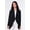Black, variant on Women's Long Sleeve Sun Wrap - UPF 50+ Sun Protection - Marietas in Black