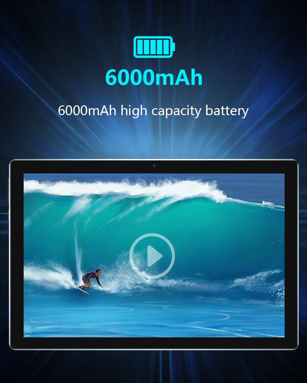Tablets 10 inch Android Tablet, 2GB RAM 32GB ROM Tab, 1.5GHZ Quad-Core Processor 8MP & 2MP Dual Camera 5G WiFi 6000MAH Battery 10.1" IPS HD Touch Screen Tabletas, Google GMS Play Tablet.