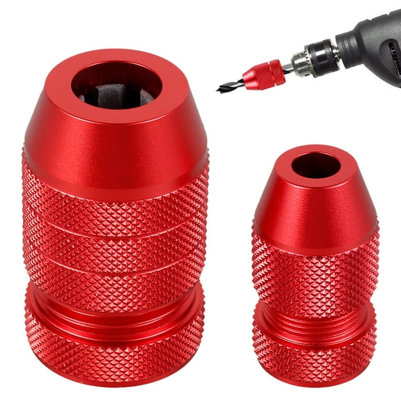 verlacod 2Pcs Drill Depth Stop Adjustable Drill Bit Stop Collar Set Aluminum Alloy Drill Stop Precise Drill Size Range 5/64inch-3/16inch 15/64inch-7/16inch for Furniture Tile Metal Wood