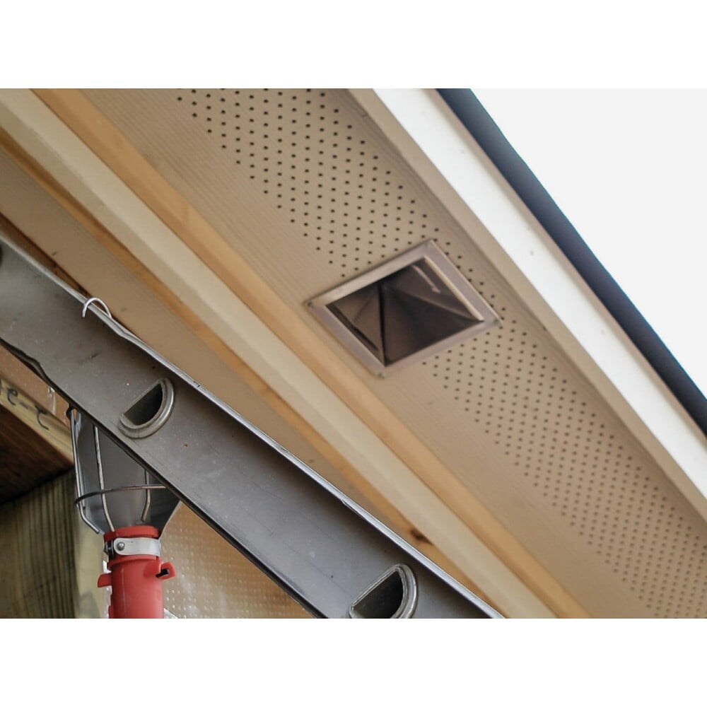 Builder's Best Builders Best 4 In. Aluminum Dryer Eave & Soffit Vent 110166 — Residential Use, Standard Application