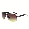 thumbnail image 2 of Polarized Driving Women Men Semi Rimless Cycling Sun Shades For Night Vision Driving fashion glasses, 2 of 5