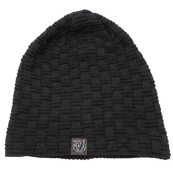 Limei Trendy Skull Beanies Solid Color for Shopping Brimless