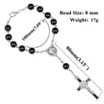 thumbnail image 4 of Rosary Black Glass Beads for Cross Rosary Bracelet Wonderful Gift for Any Occasi, 4 of 5
